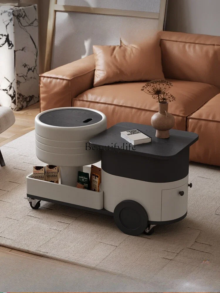 LD6*Italian minimalist movable lift trolley living room multi-functional storage with wheels sofa side cabinet 
LD6*Italian minimalist movable lift trolley living room multi-functional storage with wheels sofa side cabinet