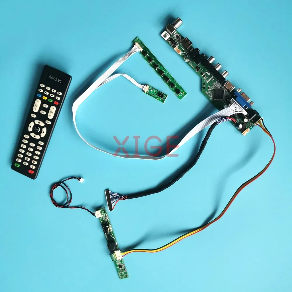 Controller Driver Board Fit LTM185AT05 USB+AV+HDMI+VGA 18.5" LCD Display TV Analog Signal 1366*768 30Pin LVDS Kit DIY
Controller Driver Board Fit LTM185AT05 USB+AV+HDMI+VGA 18.5" LCD Display TV Analog Signal 1366*768 30Pin LVDS Kit DIY