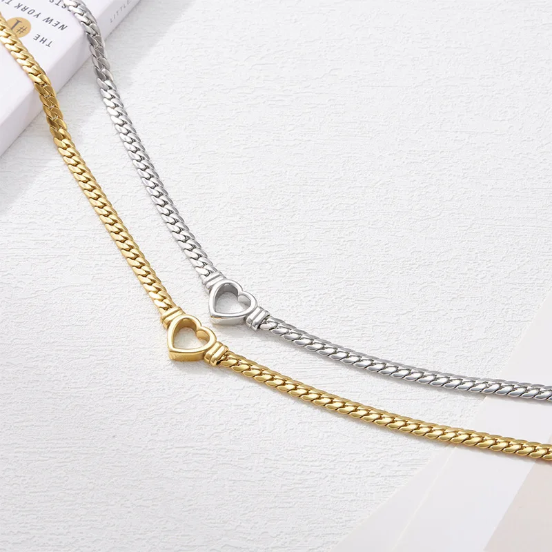 Heart pendant stainless steel necklace wholesale batch free shipping designer necklace luxury gifts for women useful
Heart pendant stainless steel necklace wholesale batch free shipping designer necklace luxury gifts for women useful