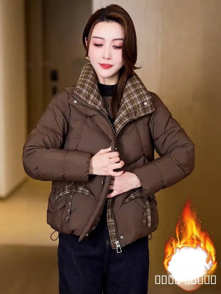 Женское зимнее пальто Sli Retro из хлопка, новое, теплое, модное, элегантное, в корейском стиле, омолаживающее, корейский стиль
Женское зимнее пальто Sli Retro из хлопка, новое, теплое, модное, элегантное, в корейском стиле, омолаживающее, корейский стиль