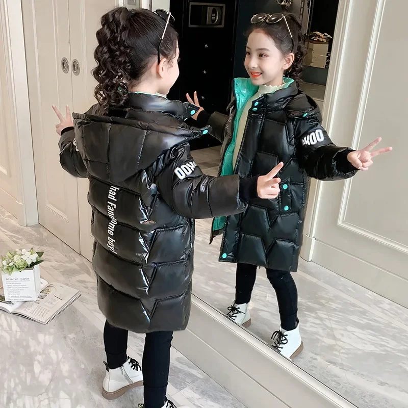 5 6 8 10 12 Years Winter Jacket For Girls Coat New Fashion Long Waterproof Shiny Hooded Children Outerwear Kids Parka Snowsuit
5 6 8 10 12 Years Winter Jacket For Girls Coat New Fashion Long Waterproof Shiny Hooded Children Outerwear Kids Parka Snowsuit