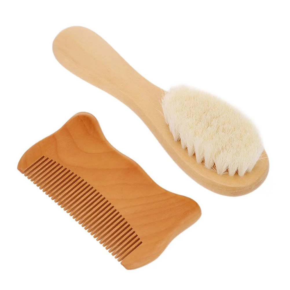 2Pcs Natural Goat Hair Comb and Brush Set for Babies Detangling Scalp Stimulation Circulation Relaxation Baby Bathing Brush
2Pcs Natural Goat Hair Comb and Brush Set for Babies Detangling Scalp Stimulation Circulation Relaxation Baby Bathing Brush