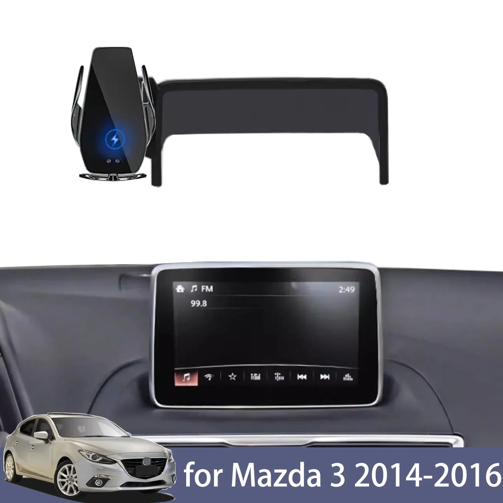 Car Phone Holder for Mazda 3 2014-2016 Screen Navigation Bracket Magnetic New Energy Wireless Charging Rack
Car Phone Holder for Mazda 3 2014-2016 Screen Navigation Bracket Magnetic New Energy Wireless Charging Rack