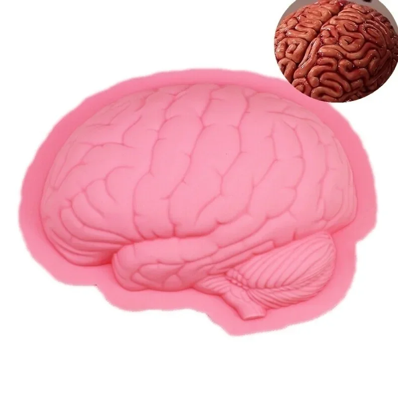 Cake Mold Halloween Human Brain Shape Pan Baking Tools Silicone Cake Mold Pudding Dessert Mold
Cake Mold Halloween Human Brain Shape Pan Baking Tools Silicone Cake Mold Pudding Dessert Mold