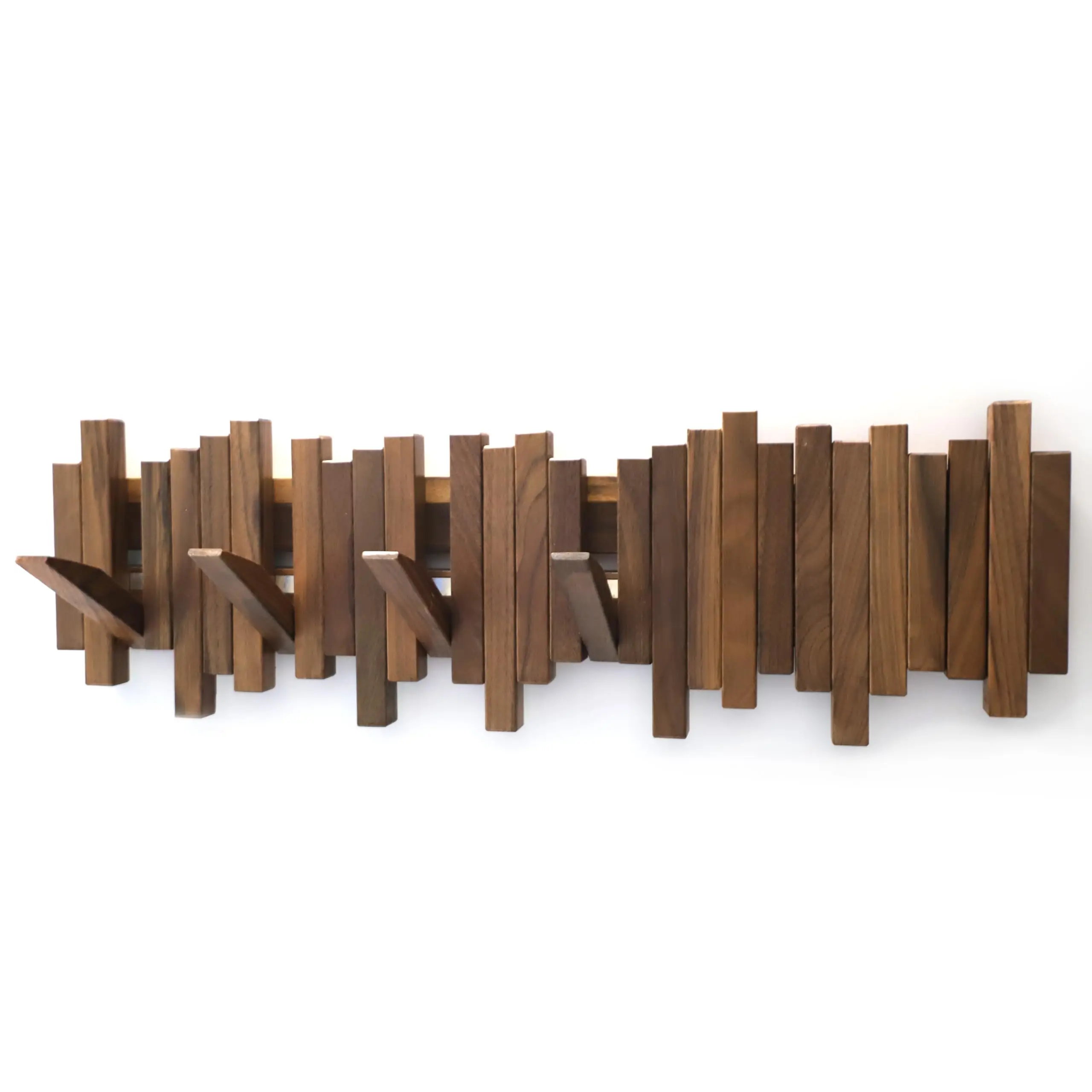 Solid Wood Wall Mounted Flip Down Coat Rack With 6 Hooks Modern Minimalist Entryway Storage
Solid Wood Wall Mounted Flip Down Coat Rack With 6 Hooks Modern Minimalist Entryway Storage