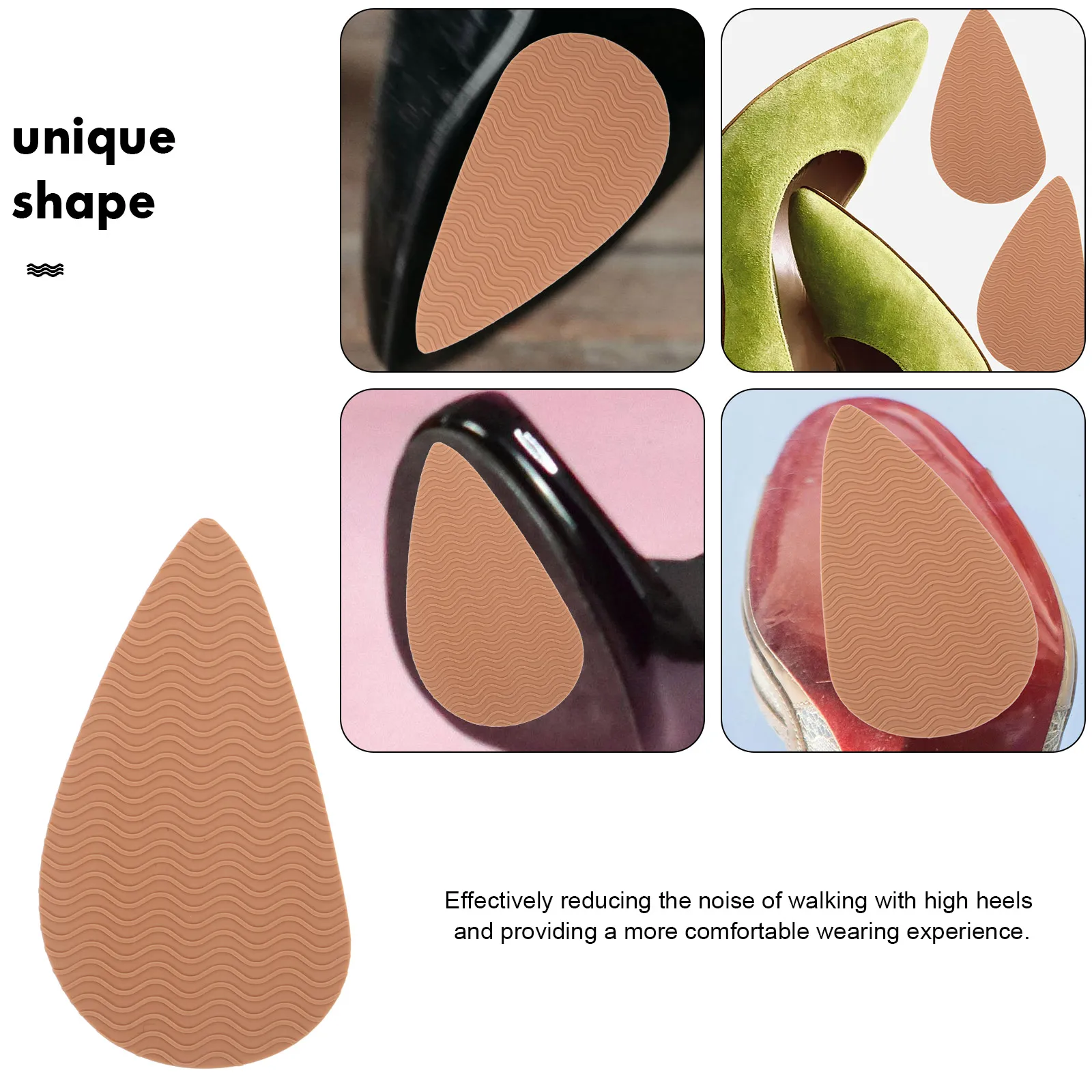 Anti-slip Stickers Soles High Heel Grips Grid Glue Wear Protector Pads Non-slip Sole Cushions Heel Stoppers Shoes Vinyl Resin
Anti-slip Stickers Soles High Heel Grips Grid Glue Wear Protector Pads Non-slip Sole Cushions Heel Stoppers Shoes Vinyl Resin