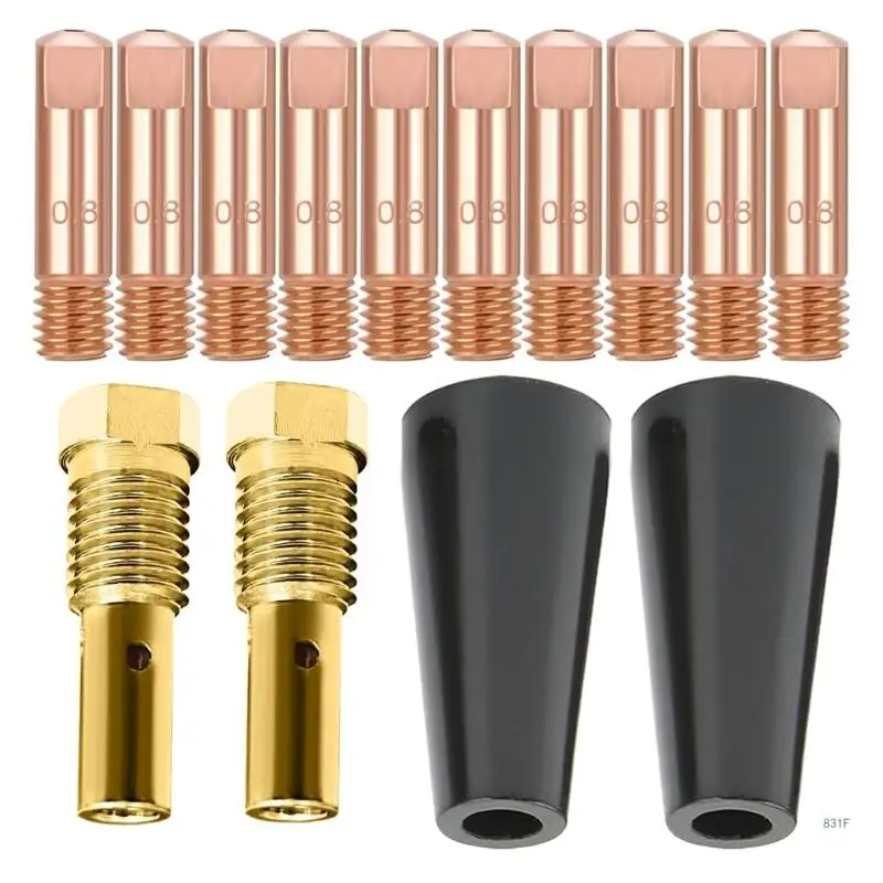 MIG Welding Kit Flux Cores Gasless Nozzle Brass Welding Tips Replacement MIG Welder Gas Diffusers Accessories
MIG Welding Kit Flux Cores Gasless Nozzle Brass Welding Tips Replacement MIG Welder Gas Diffusers Accessories