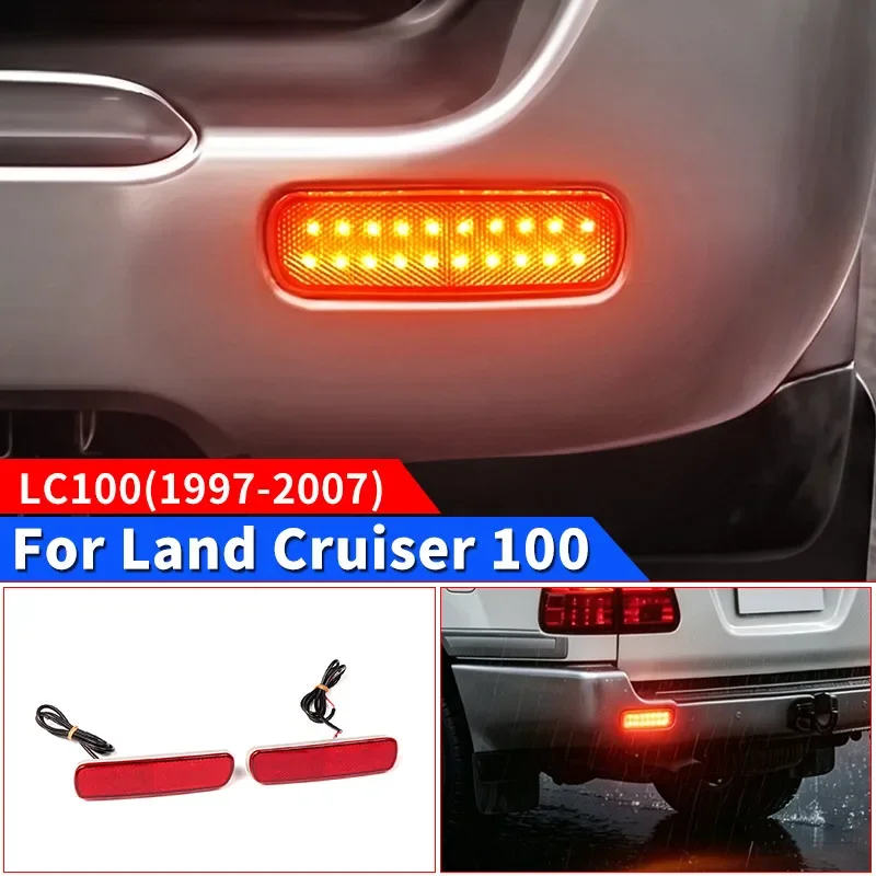 For Toyota Land Cruiser LC100 1997-2007 Rear Bumper Tail Light Brake Signal Warning Lamp Exterior Lighting Replacement Car Parts
For Toyota Land Cruiser LC100 1997-2007 Rear Bumper Tail Light Brake Signal Warning Lamp Exterior Lighting Replacement Car Parts