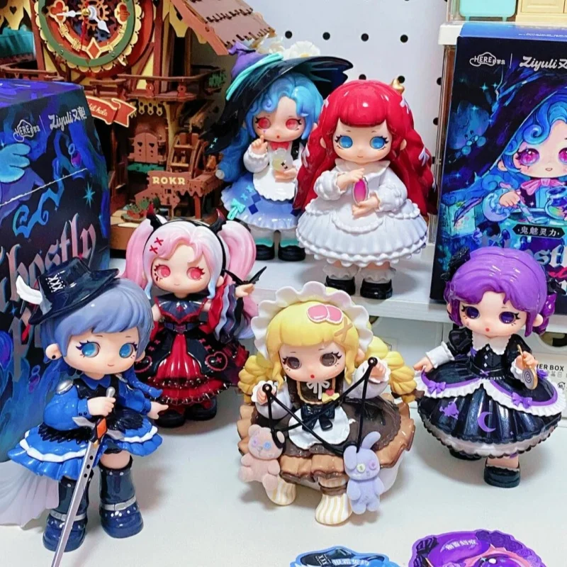 В наличии, оригинальная серия Ziyuli 7v Ghostly Spirit Power, слепая коробка, трендовые игровые игрушки, загадочная коробка, модель Kawaii, подарочные украшения
В наличии, оригинальная серия Ziyuli 7v Ghostly Spirit Power, слепая коробка, трендовые игровые игрушки, загадочная коробка, модель Kawaii, подарочные украшения