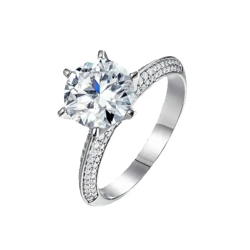 WES fully inlaid sparkling moissanite couple ring women's 18K gold sparkling PT950 white gold engagement ring light luxury clas
WES fully inlaid sparkling moissanite couple ring women's 18K gold sparkling PT950 white gold engagement ring light luxury clas