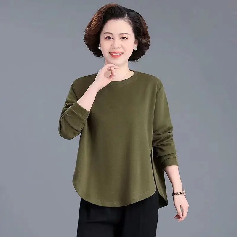 Fashion O-Neck Solid Color Split Asymmetrical T-Shirts Women's Clothing Spring New Loose Commuter Tops Casual Tee Shirt
Fashion O-Neck Solid Color Split Asymmetrical T-Shirts Women's Clothing Spring New Loose Commuter Tops Casual Tee Shirt