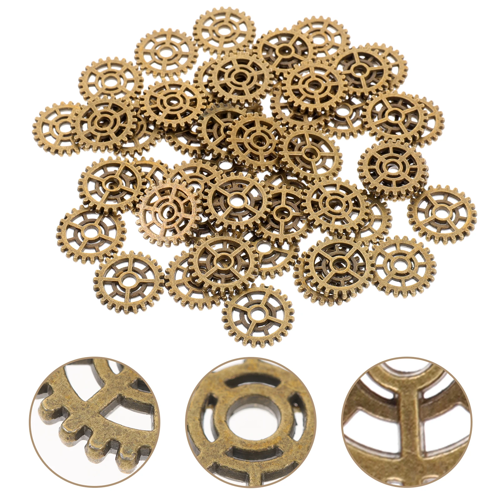 50pcs Circular Gear Hangings Alloy Steampunk Charms Necklace DIY Jewelry Making Accessories Decor Round Metal
50pcs Circular Gear Hangings Alloy Steampunk Charms Necklace DIY Jewelry Making Accessories Decor Round Metal