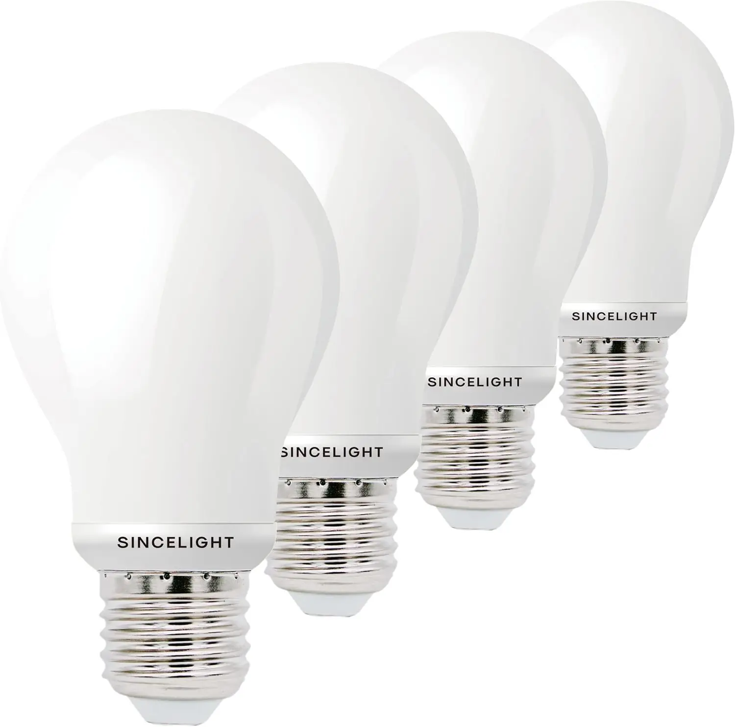 Pack of 4,E27 LED Classic Light Bulb With 8W,2700K( A60 / All Beam/ 800Lumens /Non-Dimmable / Small Edison Screw/Golf Bulb )
Pack of 4,E27 LED Classic Light Bulb With 8W,2700K( A60 / All Beam/ 800Lumens /Non-Dimmable / Small Edison Screw/Golf Bulb )