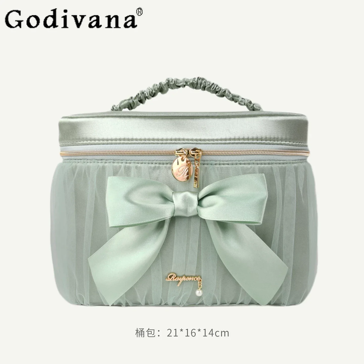 2026 New Japanese Sweet Large Capacity Bow Mesh Cosmetic Bag Women's Cute Princess Wind Portable Travel Storage Bag
2026 New Japanese Sweet Large Capacity Bow Mesh Cosmetic Bag Women's Cute Princess Wind Portable Travel Storage Bag