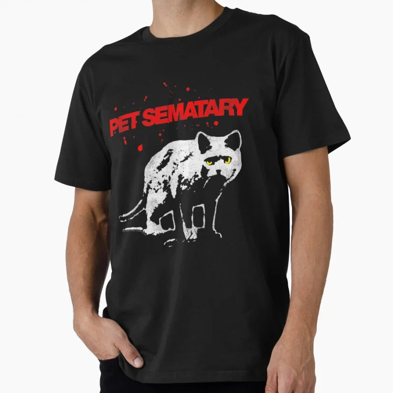 80s horror movie pet sematary Scary Halloween Gift t shirt for man Large size Tops S-6XL printed Clothes
80s horror movie pet sematary Scary Halloween Gift t shirt for man Large size Tops S-6XL printed Clothes