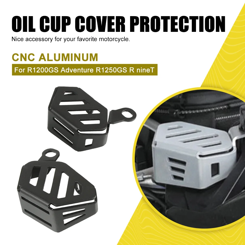 Motorcycle Brake Pump Fluid Reservoir Protector For BMW R1200GS Adventure R1250GS R1250R R1250RS R nineT Oil Cup Cover Guard
Motorcycle Brake Pump Fluid Reservoir Protector For BMW R1200GS Adventure R1250GS R1250R R1250RS R nineT Oil Cup Cover Guard