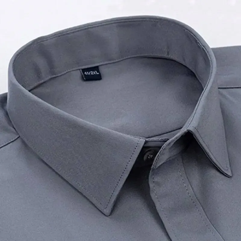 New Four Seasons Long Men's Color Shirt Business PU Leather Waist Cinched Neck Female Wear 3D Effect Deform Resistant
New Four Seasons Long Men's Color Shirt Business PU Leather Waist Cinched Neck Female Wear 3D Effect Deform Resistant