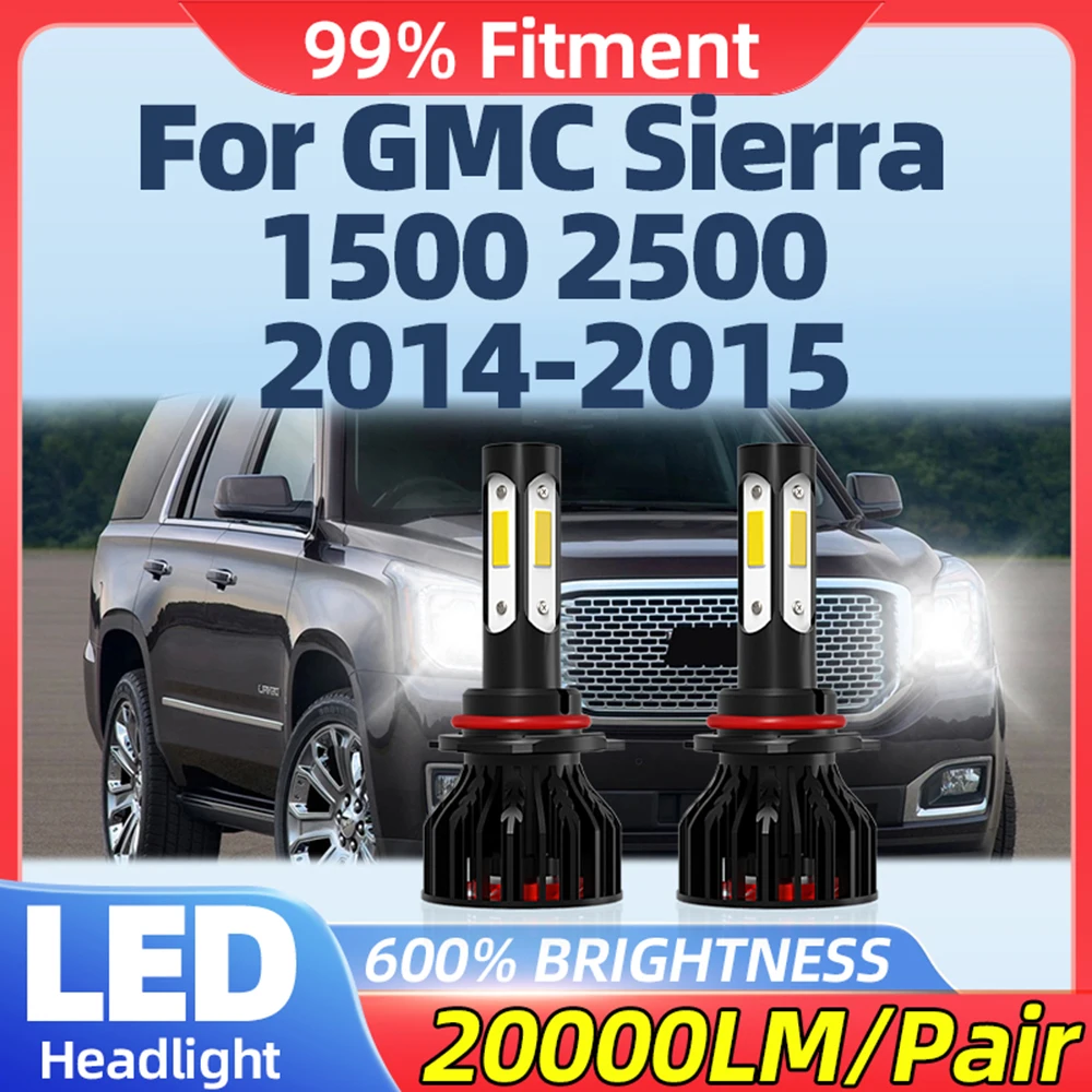 Canbus LED Car Headlight Bulbs 120W 20000LM Turbo Auto Lamps 6000K White 12V Plug And Play For GMC Sierra 1500 2500 2014 2015
Canbus LED Car Headlight Bulbs 120W 20000LM Turbo Auto Lamps 6000K White 12V Plug And Play For GMC Sierra 1500 2500 2014 2015
