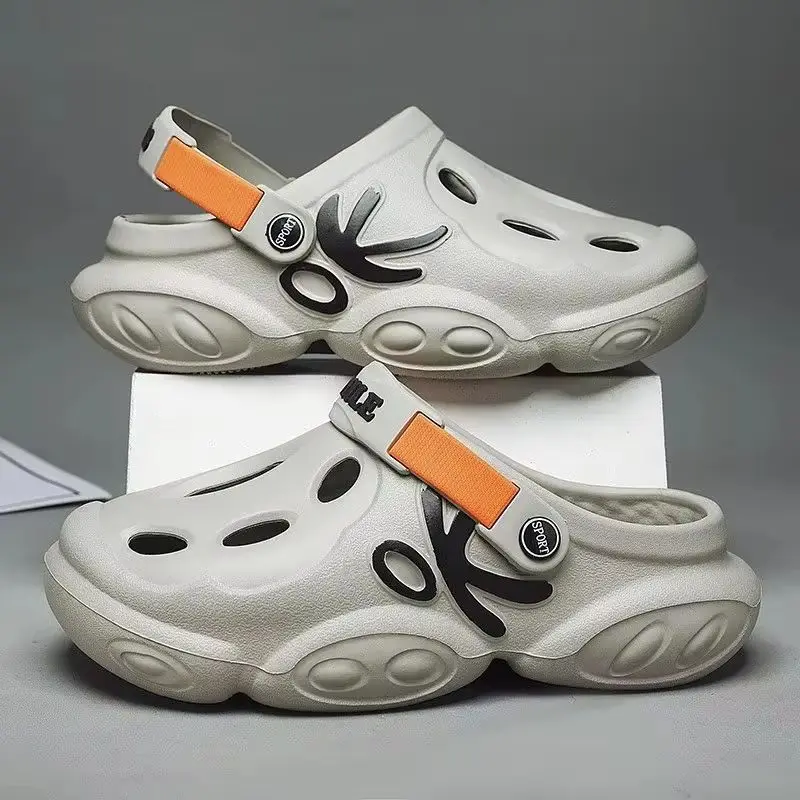 Новинка 2022, мягкие мужские шлепанцы из ЭВА, летние повседневные тапочки, нескользящие сандалии на толстой подошве, уличная пляжная обувь, большой размер
Новинка 2022, мягкие мужские шлепанцы из ЭВА, летние повседневные тапочки, нескользящие сандалии на толстой подошве, уличная пляжная обувь, большой размер