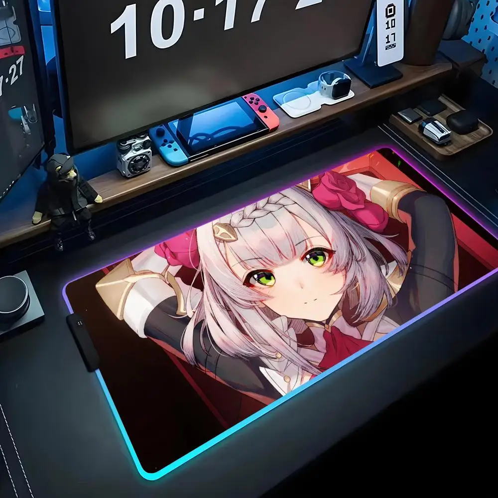 noelle Mouse Pad RGB Gaming Mousepad Big LED Pad PC Desk Mat Luminous Mouse Pad Large Keyboard Mats Table Rug With Backlit
noelle Mouse Pad RGB Gaming Mousepad Big LED Pad PC Desk Mat Luminous Mouse Pad Large Keyboard Mats Table Rug With Backlit