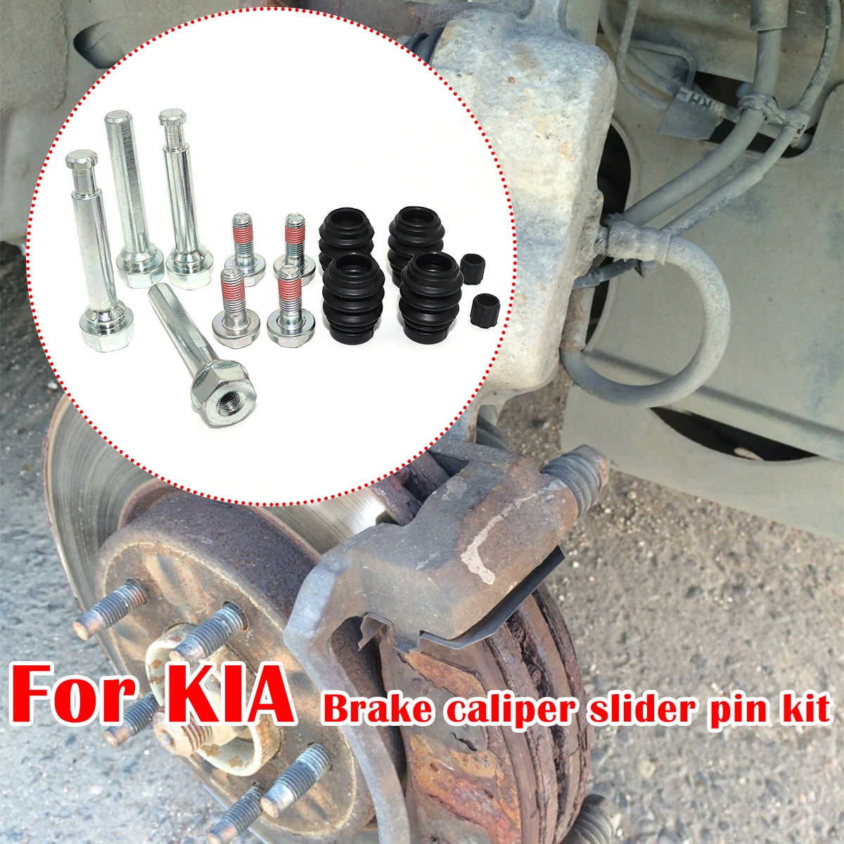 Disc brake housing bolts Brake caliper slider pin kit Rubber bushing cylinder repair kit For KIA CARENS RIO MK3 MK4 NIRO SORENTO
Disc brake housing bolts Brake caliper slider pin kit Rubber bushing cylinder repair kit For KIA CARENS RIO MK3 MK4 NIRO SORENTO