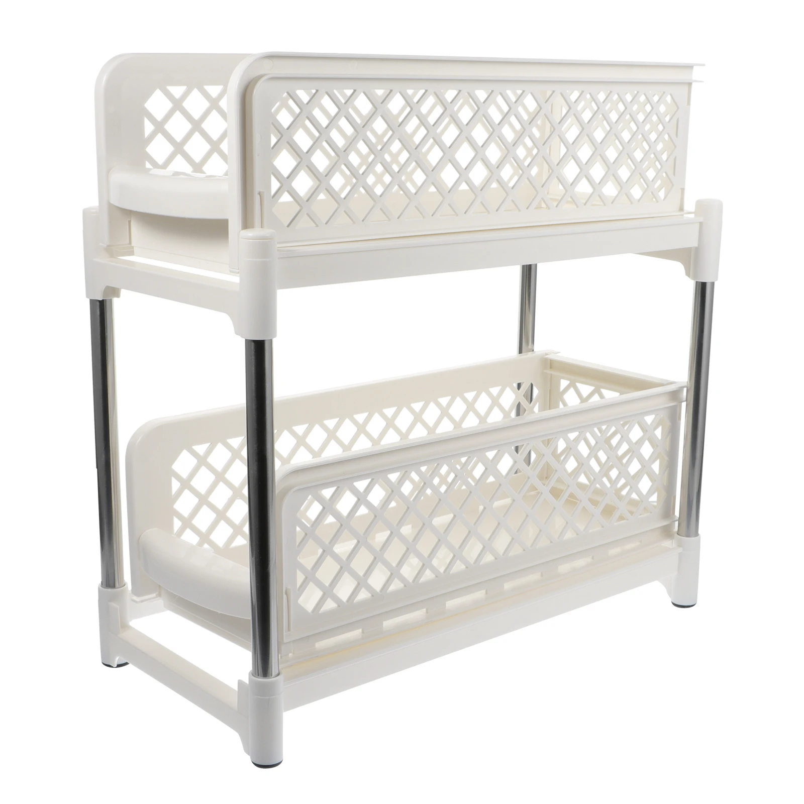 Drawer Type Storage Shelf Kitchen Desktop Organizer Stainless Steel Pipe Wear Resistance Home Kitchen Holder Double Layer Rack
Drawer Type Storage Shelf Kitchen Desktop Organizer Stainless Steel Pipe Wear Resistance Home Kitchen Holder Double Layer Rack
