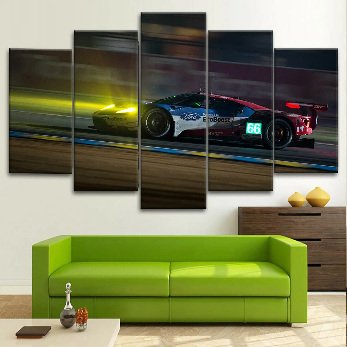 Ford GT Racing Track Beast Modern Car Canvas 5 Pcs Decorative Wall Art Posters Pictures Paintings for Living Room Home Decor
Ford GT Racing Track Beast Modern Car Canvas 5 Pcs Decorative Wall Art Posters Pictures Paintings for Living Room Home Decor