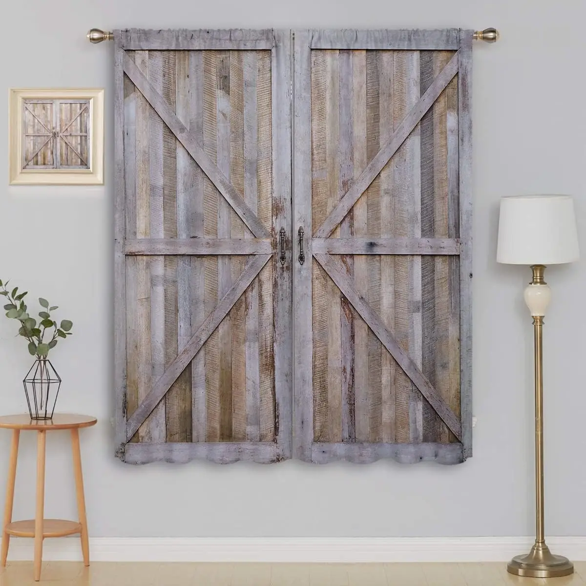 Old Rustic Farmhouse Door Blackout Curtains for Boy Girl Room Darkening Decor,Brown Wood Wooden Barn Door
Old Rustic Farmhouse Door Blackout Curtains for Boy Girl Room Darkening Decor,Brown Wood Wooden Barn Door