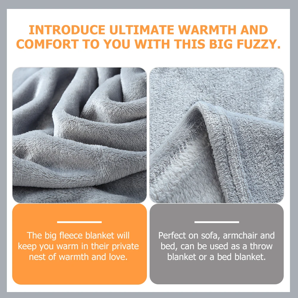 Thicken Coral Fleece Blankets Warm Flannel Dark Grey Soft Throw Weighted Office Nap Couch Bed Balcony Kids Blanket Home 
Thicken Coral Fleece Blankets Warm Flannel Dark Grey Soft Throw Weighted Office Nap Couch Bed Balcony Kids Blanket Home