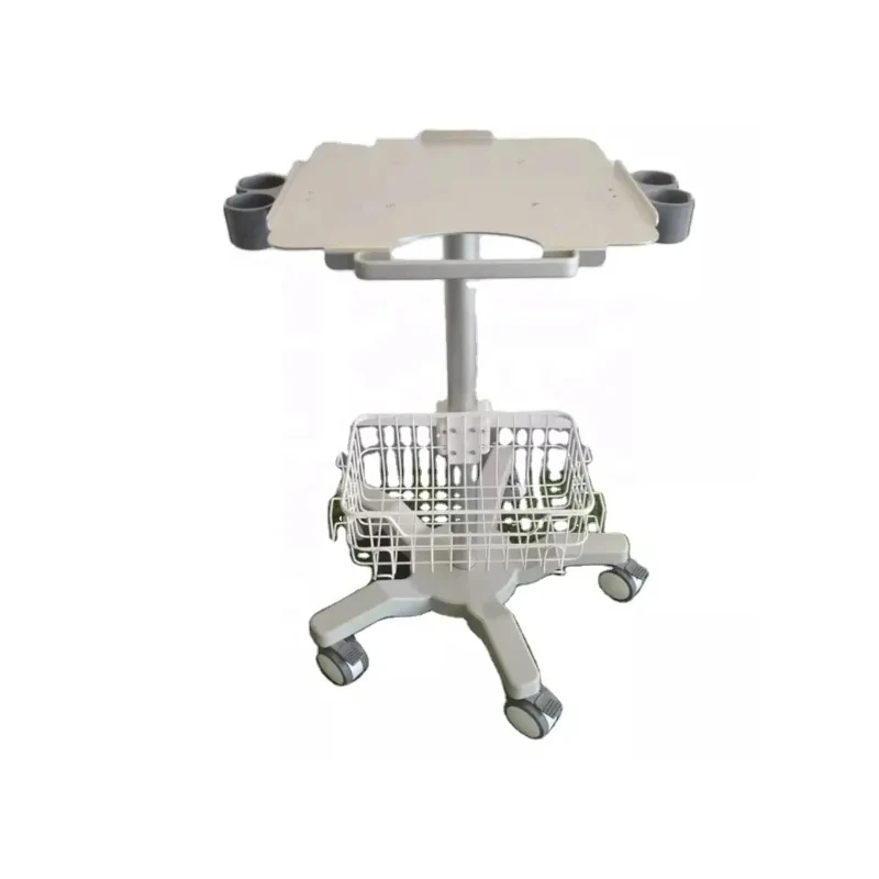 High Quality Aluminum Ultrasound Machine Cart With Five Castors Ultrasound Trolley for Hospital and Clinic
High Quality Aluminum Ultrasound Machine Cart With Five Castors Ultrasound Trolley for Hospital and Clinic