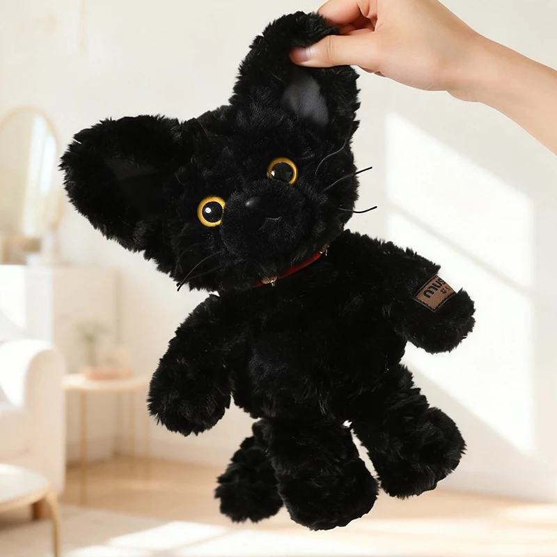 Cat Toy 25/40cm Obsidian Cat Series Plush Doll Rare Pure Black Cat Plush Soft Stuffed Doll Boy Girl Festive Gift Kid Gift
Cat Toy 25/40cm Obsidian Cat Series Plush Doll Rare Pure Black Cat Plush Soft Stuffed Doll Boy Girl Festive Gift Kid Gift