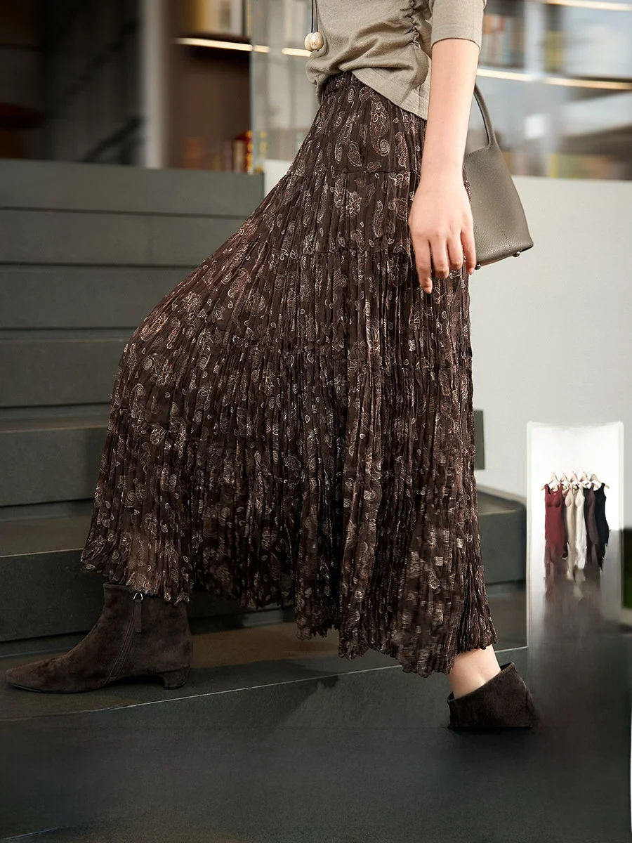 Юбка миди Xhange Morning Mist Sensation Lazy Drifting с эластичной талией, плиссированная, стройнящая, из полиэфирного волокна, для повседневной носки и поездок на работу
Юбка миди Xhange Morning Mist Sensation Lazy Drifting с эластичной талией, плиссированная, стройнящая, из полиэфирного волокна, для повседневной носки и поездок на работу