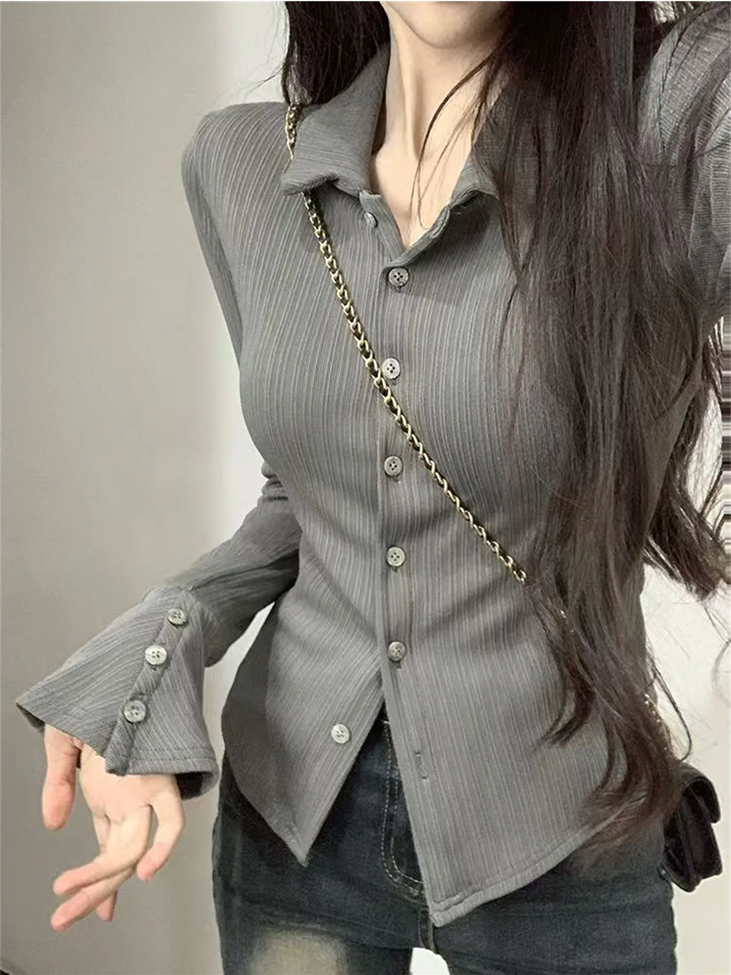 Женская футболка с длинным рукавом Slim Fit, весенне-осенняя, новый дизайн, дышащая, удобная, в корейском стиле, модная
Женская футболка с длинным рукавом Slim Fit, весенне-осенняя, новый дизайн, дышащая, удобная, в корейском стиле, модная