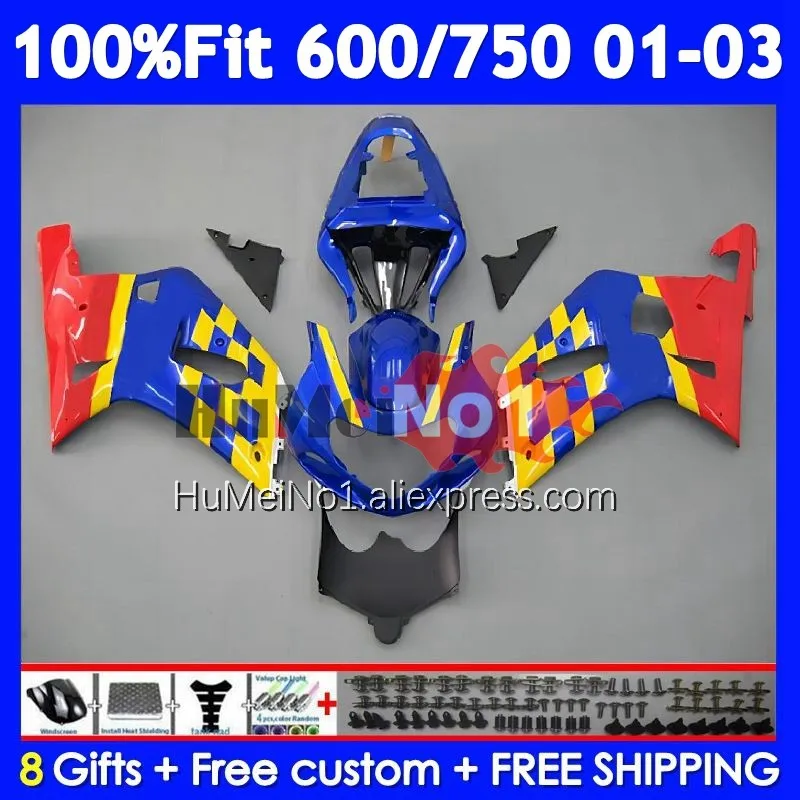 OEM Body For SUZUKI GSXR 600 Stock red 750 CC K1 GSXR600 102No.43 GSXR-600 GSXR750 01 02 03 2001 2002 2003 Injection Fairings
OEM Body For SUZUKI GSXR 600 Stock red 750 CC K1 GSXR600 102No.43 GSXR-600 GSXR750 01 02 03 2001 2002 2003 Injection Fairings
