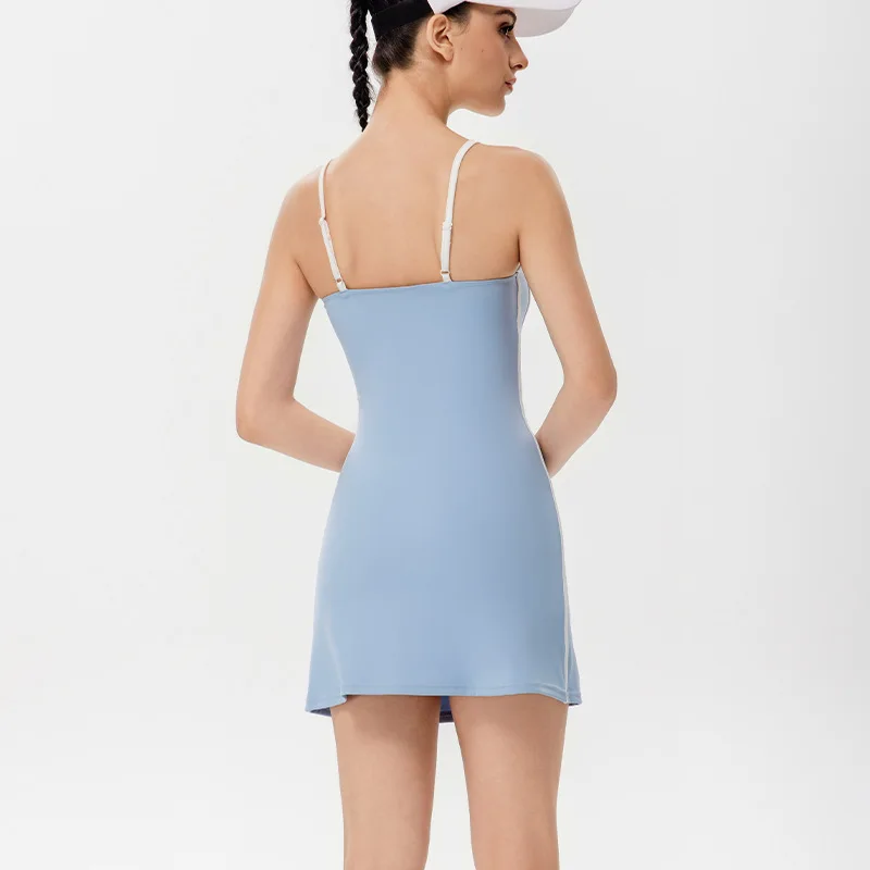 Sean Tsing Sexy Strappy Yoga Tennis Dress Golf Wear Women Breathable Outdoor Sports Anti-glare shorts Training Badminton Vestido
Sean Tsing Sexy Strappy Yoga Tennis Dress Golf Wear Women Breathable Outdoor Sports Anti-glare shorts Training Badminton Vestido