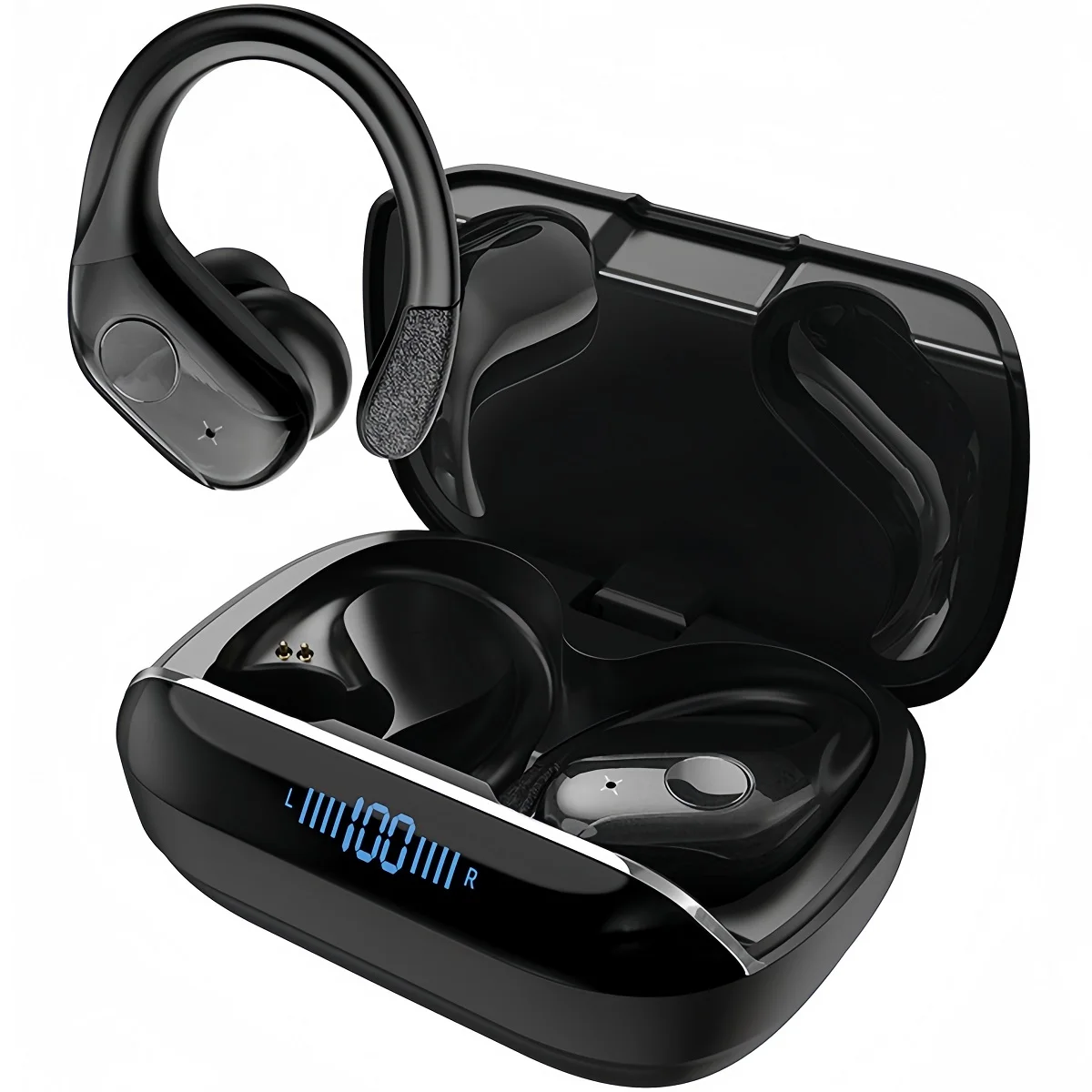 Wireless Earphones Bluetooth 5.4, Hi-Fi Stereo with Bass Boost, IPX7 Waterproof Ear Hook,Touch Control for Sports (iOS/Android)
Wireless Earphones Bluetooth 5.4, Hi-Fi Stereo with Bass Boost, IPX7 Waterproof Ear Hook,Touch Control for Sports (iOS/Android)