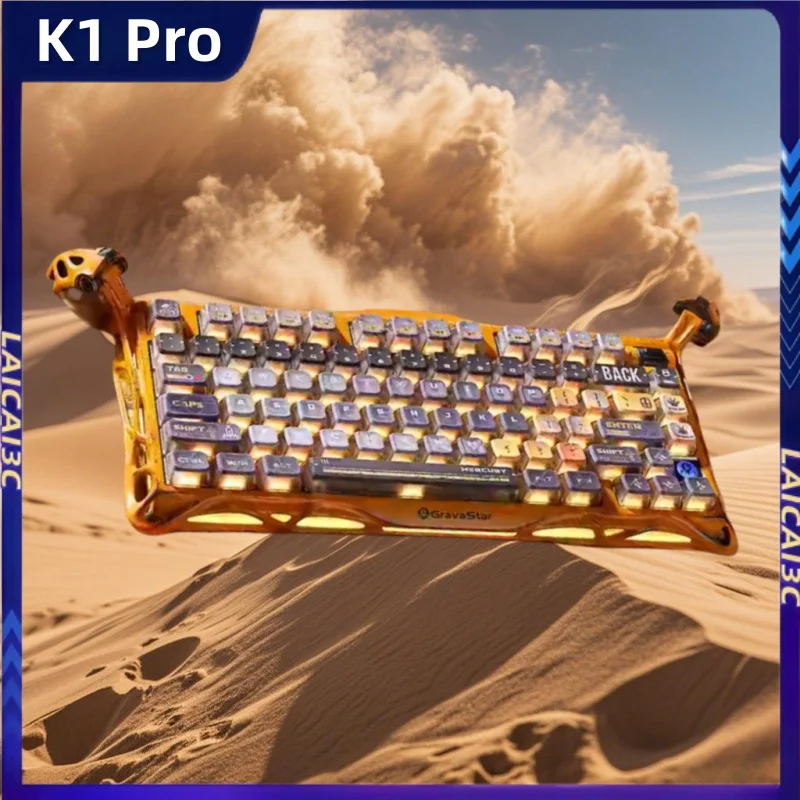 Беспроводная игровая клавиатура 75k1 Pro, трехрежимный корпус из алюминиевого сплава, полая конструкция, прокладка, долговечная механическая клавиатура
Беспроводная игровая клавиатура 75k1 Pro, трехрежимный корпус из алюминиевого сплава, полая конструкция, прокладка, долговечная механическая клавиатура