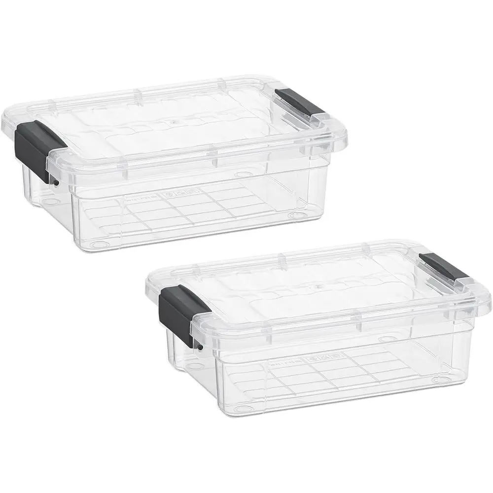Stackable 1.27 Quart Plastic Storage Boxes with Lids, BPA-Free, Non-Toxic, Odor-Resistant, 2-Pack for Home, Office, and Dorm Org
Stackable 1.27 Quart Plastic Storage Boxes with Lids, BPA-Free, Non-Toxic, Odor-Resistant, 2-Pack for Home, Office, and Dorm Org