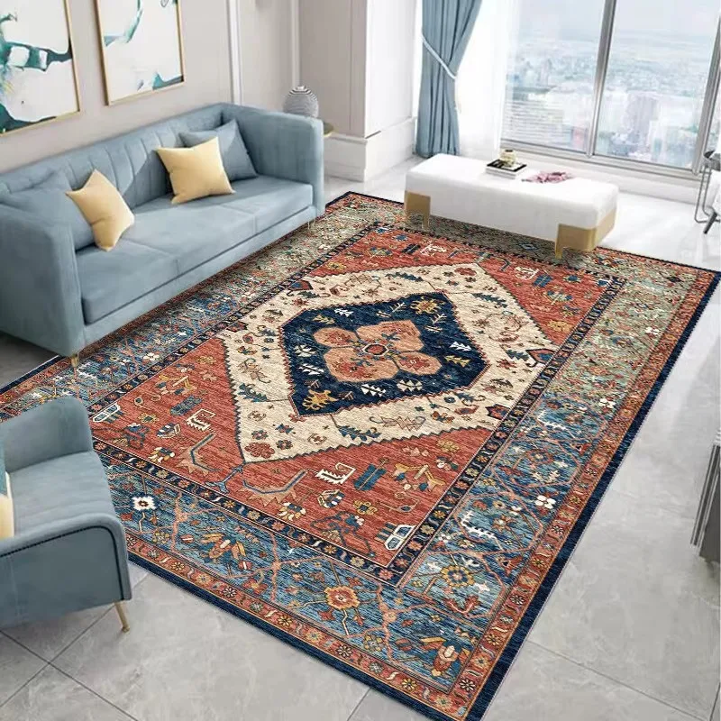 Ethnic Style Bedroom Carpet Persian American Retro Carpets Large Area Living Room Decoration Rugs Cloakroom Lounge Rug Washable
Ethnic Style Bedroom Carpet Persian American Retro Carpets Large Area Living Room Decoration Rugs Cloakroom Lounge Rug Washable