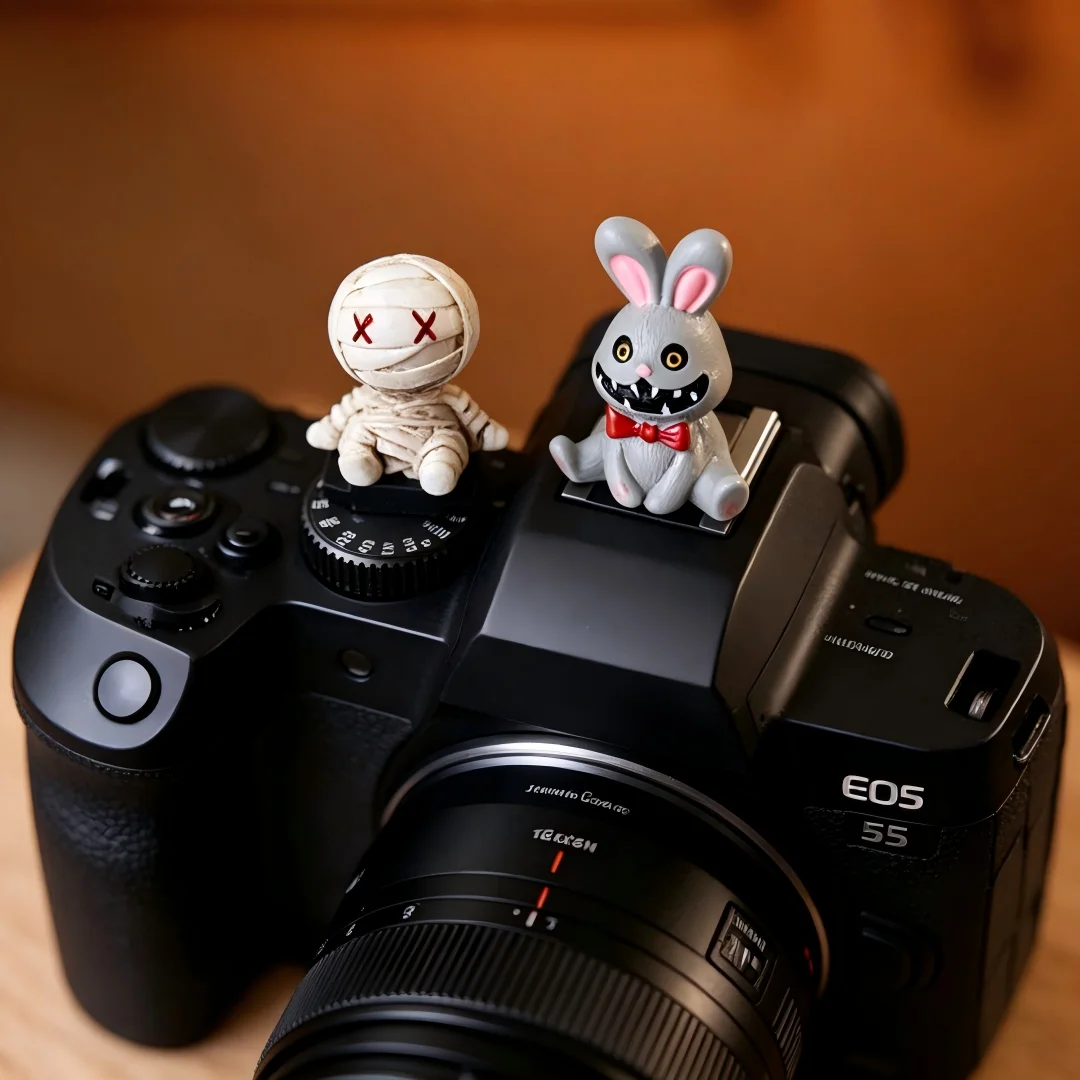 Cute Christmas Horror Hot Shoe Cover for Leica Q2 Fuji X100V X-T5 Sony ZV-1 Canon EOS R5 Nikon Z5 Camera Accessories
Cute Christmas Horror Hot Shoe Cover for Leica Q2 Fuji X100V X-T5 Sony ZV-1 Canon EOS R5 Nikon Z5 Camera Accessories
