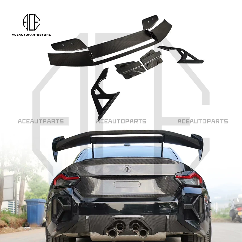 Dry Carbon Fiber AD Style Rear Wing Trunk Lip Spoiler For BMW M2 M3 M4 G87 G80 G82 G83
Dry Carbon Fiber AD Style Rear Wing Trunk Lip Spoiler For BMW M2 M3 M4 G87 G80 G82 G83