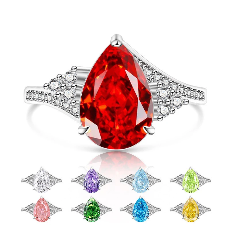 2026 best-selling drop-shaped Queen Waterdrop ring with ice flower cutting design, 925 pure silver ring. This is a fashionable j
2026 best-selling drop-shaped Queen Waterdrop ring with ice flower cutting design, 925 pure silver ring. This is a fashionable j