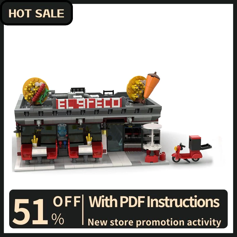 New 1748Pcs City Hot Selling Street View Moc Modular Gyros House Model Building Blocks Diy Creative Ideas Kid Toy Birthday Gifts
New 1748Pcs City Hot Selling Street View Moc Modular Gyros House Model Building Blocks Diy Creative Ideas Kid Toy Birthday Gifts