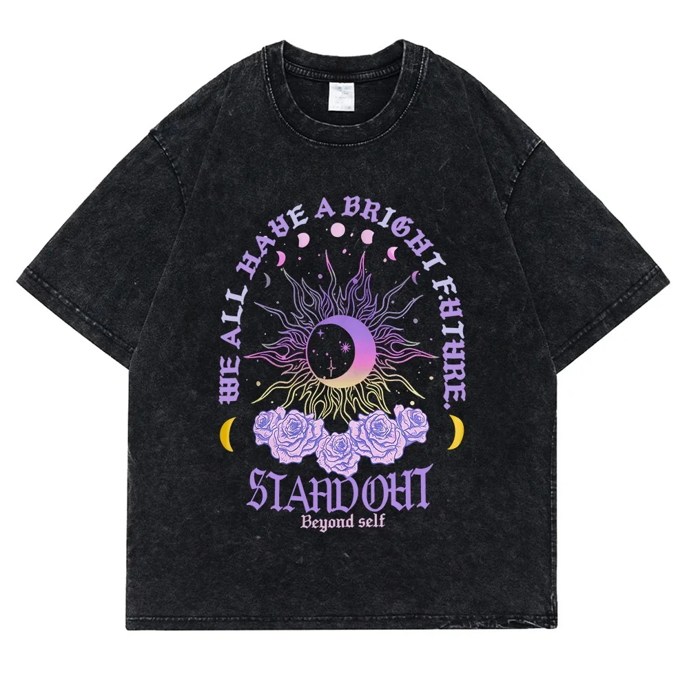 We All Have A Bright Future Stahd Out Beyond Self Washed Retro Snow T Shirts Men Oversized Soft T-Shirts Cotton Short Sleeve Tee
We All Have A Bright Future Stahd Out Beyond Self Washed Retro Snow T Shirts Men Oversized Soft T-Shirts Cotton Short Sleeve Tee