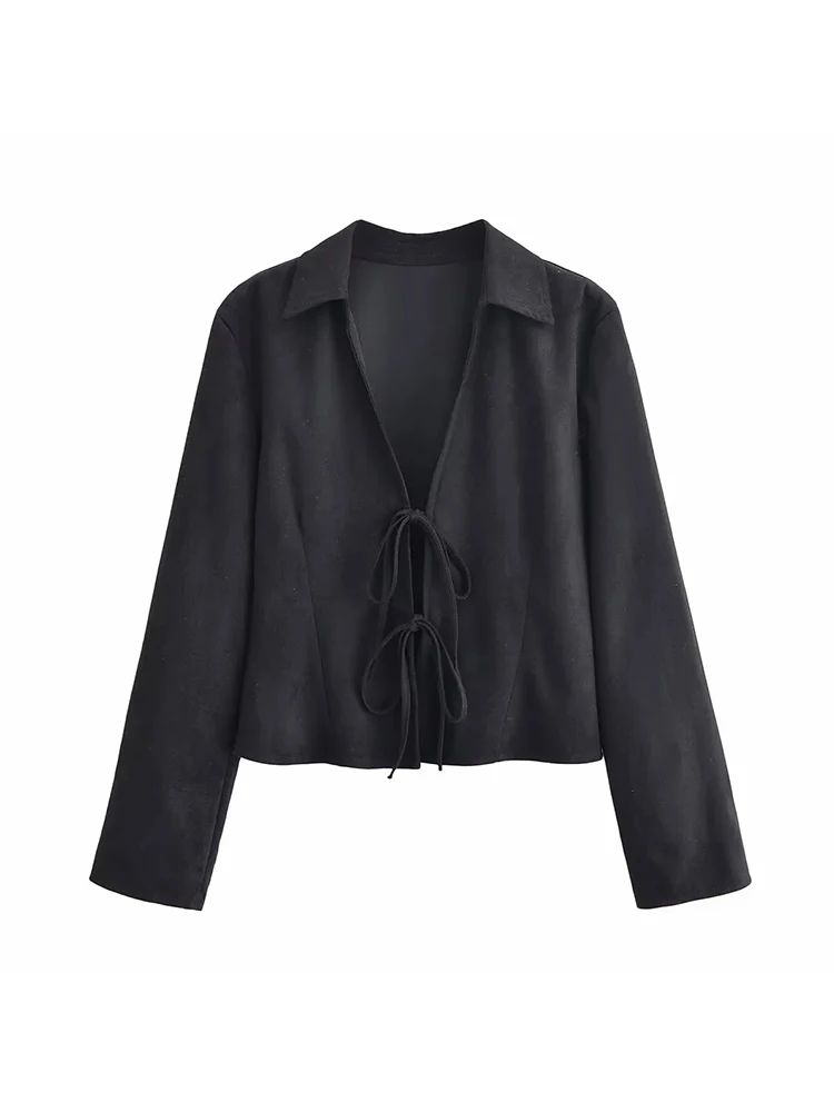 Women's Winter New Casual Fashion Simple Butterfly Knot Slim Fit top Slim Fit Long Sleeve Top
Women's Winter New Casual Fashion Simple Butterfly Knot Slim Fit top Slim Fit Long Sleeve Top