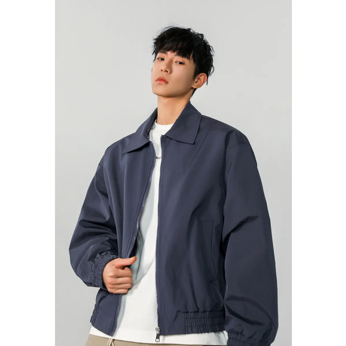 High-quality Loose Casual Everyday Versatile Jacket for Men, Solid Color Business Casual Zip-up Coat.Oversized
High-quality Loose Casual Everyday Versatile Jacket for Men, Solid Color Business Casual Zip-up Coat.Oversized