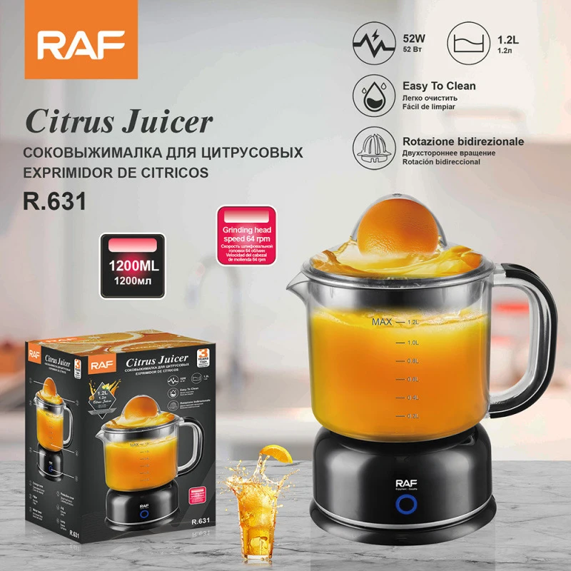 RAFLemon and orange juice machine, small, portable, automatic juicer for home use
RAFLemon and orange juice machine, small, portable, automatic juicer for home use