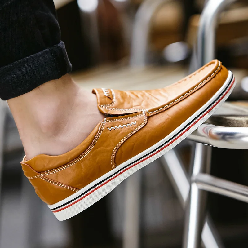 Leather Men's Casual Shoes Flats Moccasins Men Loafers Party Driving Loafers Shoes Male Genuine Leather Business Office Men Shoe
Leather Men's Casual Shoes Flats Moccasins Men Loafers Party Driving Loafers Shoes Male Genuine Leather Business Office Men Shoe