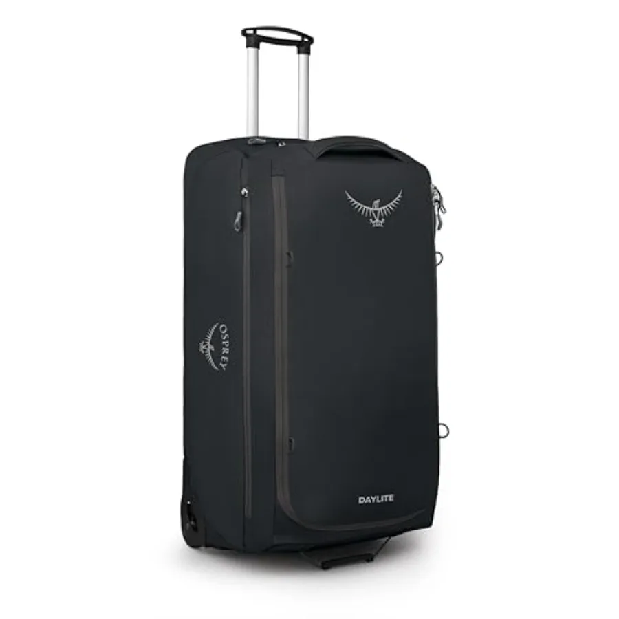 Daylite Wheeled Collapsible Travel Duffel Bag - Lightweight Rolling Suitcase for travel, nylon fabric, black, ultra-lightweight
Daylite Wheeled Collapsible Travel Duffel Bag - Lightweight Rolling Suitcase for travel, nylon fabric, black, ultra-lightweight