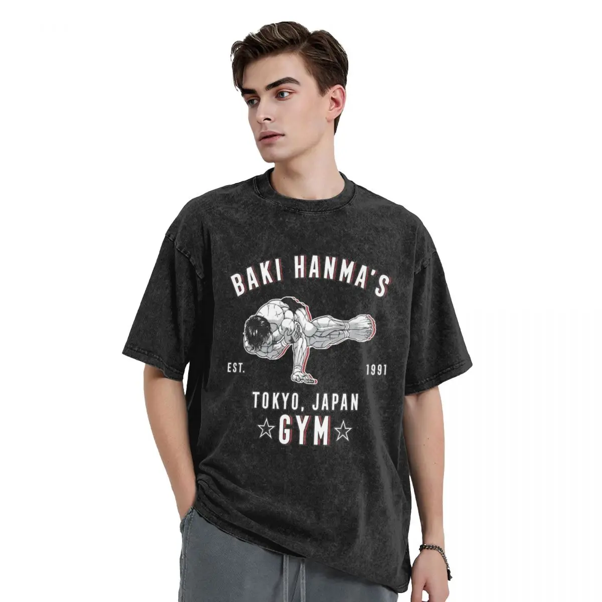 Hanma's Gym Baki Аниме Манга Футболка Свободные футболки с коротким рукавом Y2K Базовые топы Пляжные хлопковые футболки с круглым вырезом размера плюс
Hanma's Gym Baki Аниме Манга Футболка Свободные футболки с коротким рукавом Y2K Базовые топы Пляжные хлопковые футболки с круглым вырезом размера плюс